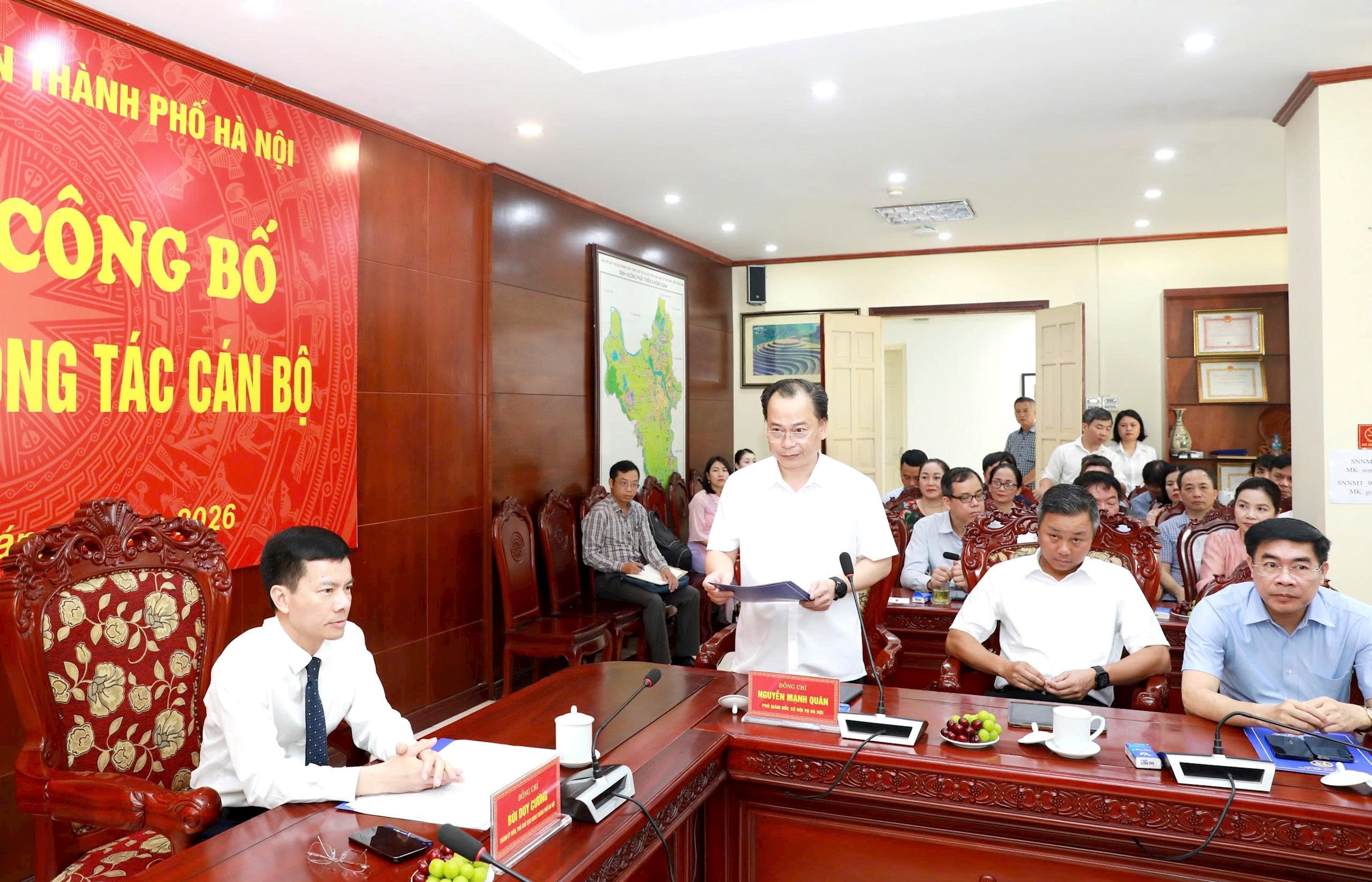 Ông Lê Thanh Nam được bổ nhiệm làm Giám đốc Sở Nông nghiệp và Môi trường Hà Nội