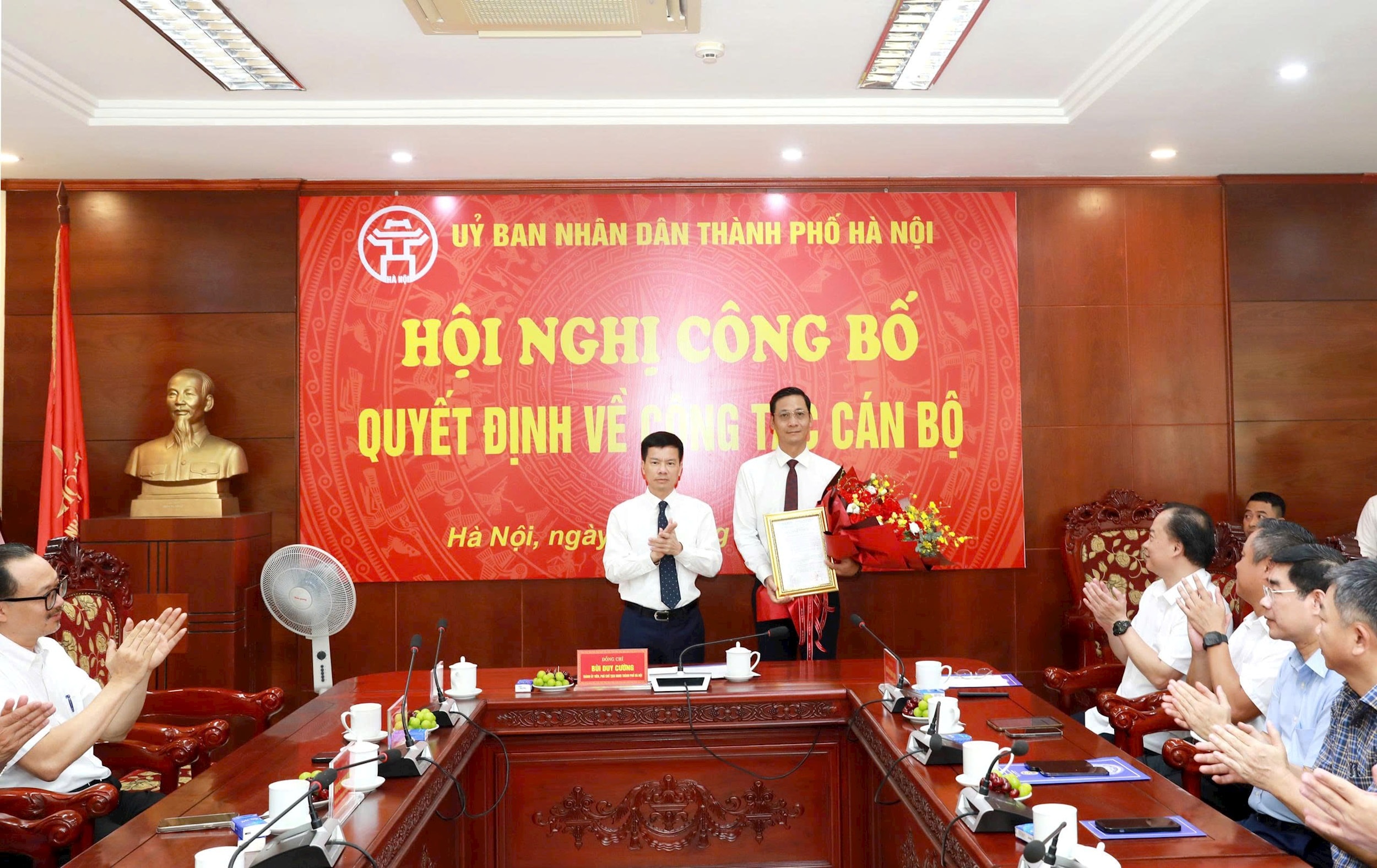 Ông Lê Thanh Nam được bổ nhiệm làm Giám đốc Sở Nông nghiệp và Môi trường Hà Nội