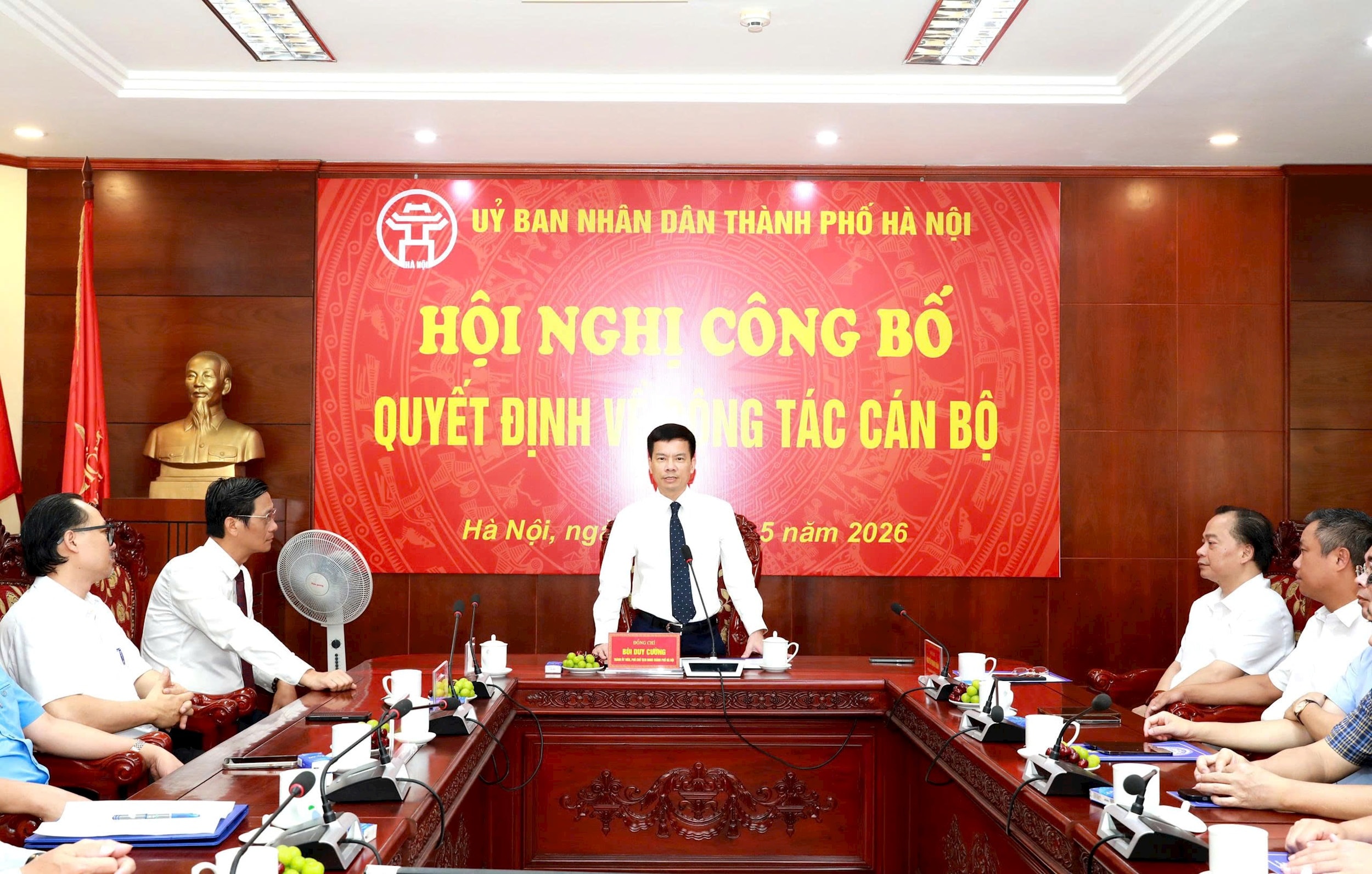 Ông Lê Thanh Nam được bổ nhiệm làm Giám đốc Sở Nông nghiệp và Môi trường Hà Nội