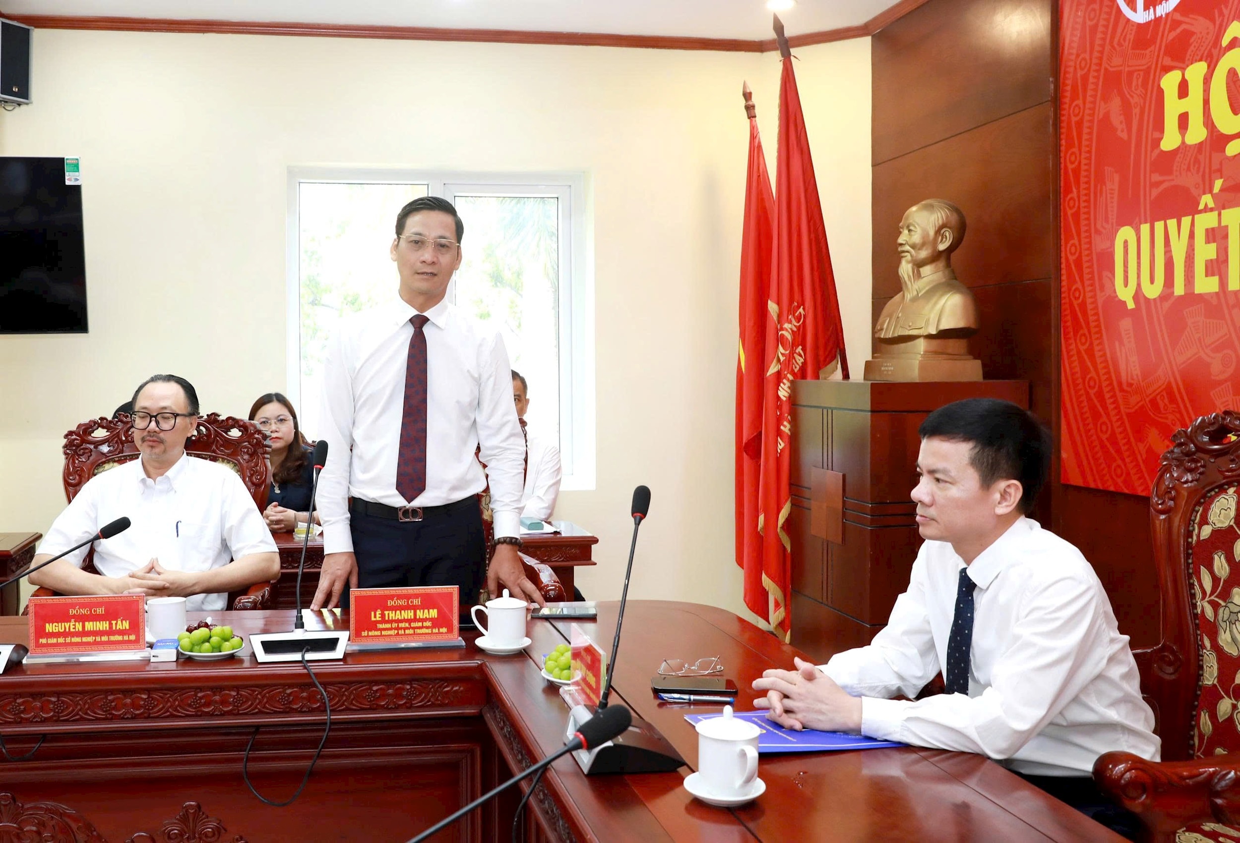 Ông Lê Thanh Nam được bổ nhiệm làm Giám đốc Sở Nông nghiệp và Môi trường Hà Nội