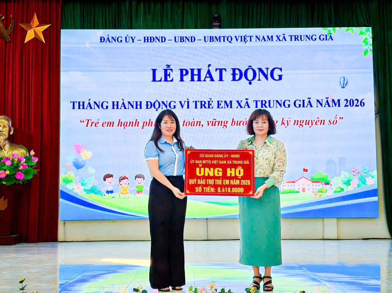 Xã Trung Giã chung tay vì trẻ em hạnh phúc, an toàn trong kỷ nguyên số