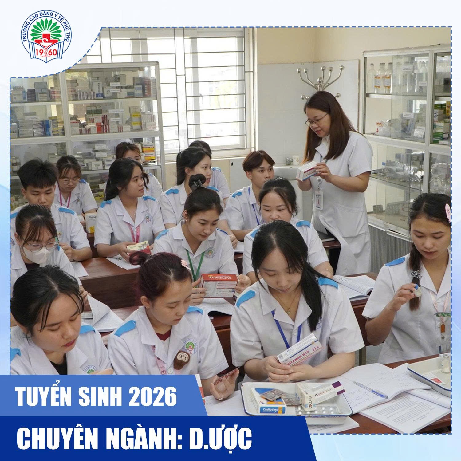 Trường Cao đẳng Y tế Phú Thọ (tỉnh Phú Thọ): Thông báo Tuyển sinh Cao đẳng năm 2026.