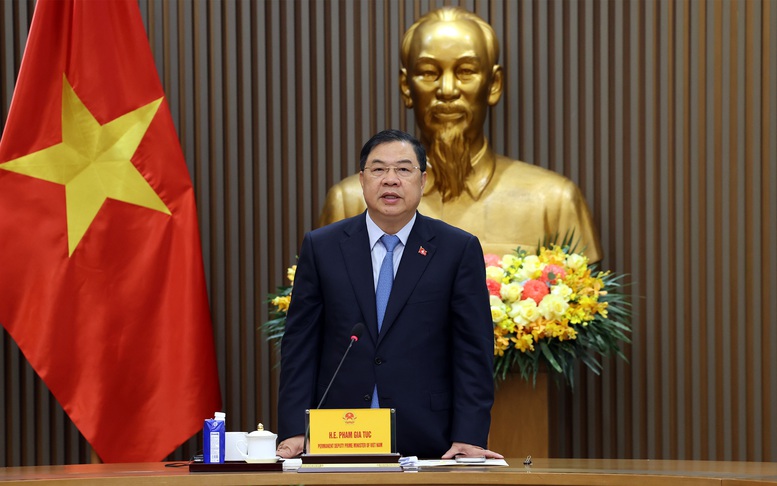 Phó Thủ tướng Thường trực Phạm Gia Túc làm việc với Hội đồng Năng lượng gió toàn cầu Phó Thủ tướng Thường trực Phạm Gia Túc làm việc với Hội đồng Năng lượng gió toàn cầu