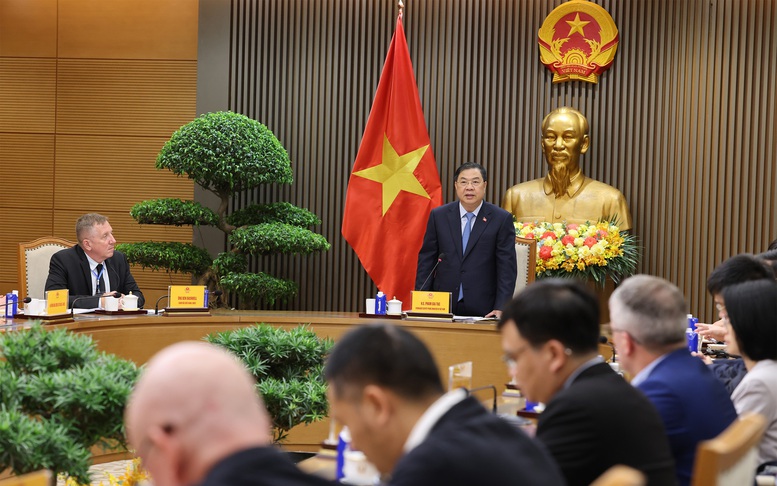 Phó Thủ tướng Thường trực Phạm Gia Túc làm việc với Hội đồng Năng lượng gió toàn cầu Phó Thủ tướng Thường trực Phạm Gia Túc làm việc với Hội đồng Năng lượng gió toàn cầu