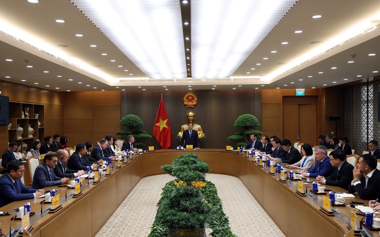 Phó Thủ tướng Thường trực Phạm Gia Túc làm việc với Hội đồng Năng lượng gió toàn cầu