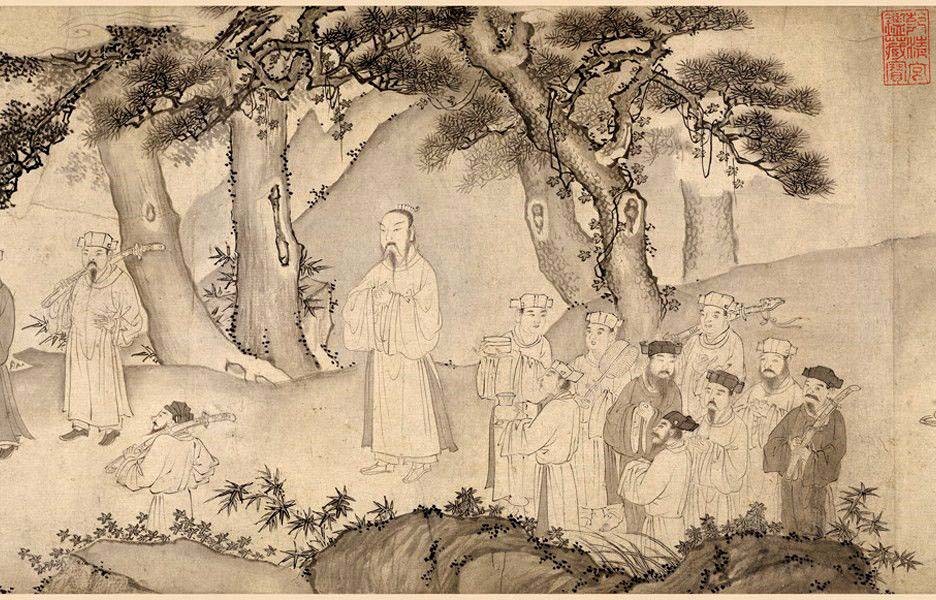Nghệ nhân Thanh Liễu phục dựng tranh cổ “Trúc Lâm đại sĩ xuất sơn đồ” Nghệ nhân Thanh Liễu phục dựng tranh cổ “Trúc Lâm đại sĩ xuất sơn đồ”