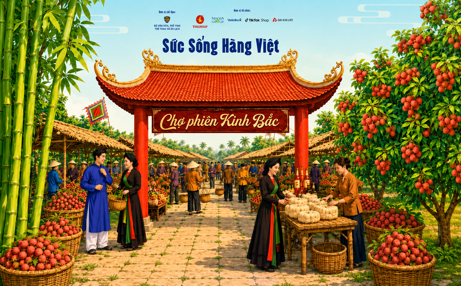 Chương trình “Sức sống hàng Việt” giới thiệu đặc sản Bắc Ninh tại Hà Nội Chương trình “Sức sống hàng Việt” giới thiệu đặc sản Bắc Ninh tại Hà Nội