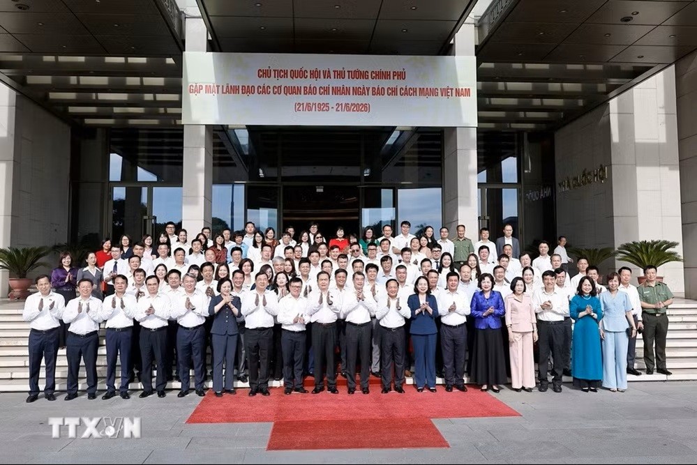 Thủ tướng Chính phủ, Chủ tịch Quốc hội gặp mặt lãnh đạo báo chí nhân Ngày Báo chí Cách mạng Việt Nam