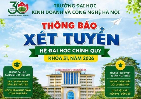 truong dai hoc kinh doanh va cong nghe ha noi xet tuyen he dai hoc chinh quy khoa 31 nam 2026