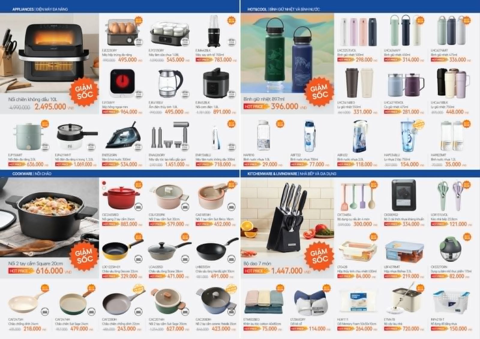 LocknLock giảm sâu nửa giá sản phẩm tại Brand Day Long Hậu. LocknLock giảm sâu nửa giá sản phẩm tại Brand Day Long Hậu.