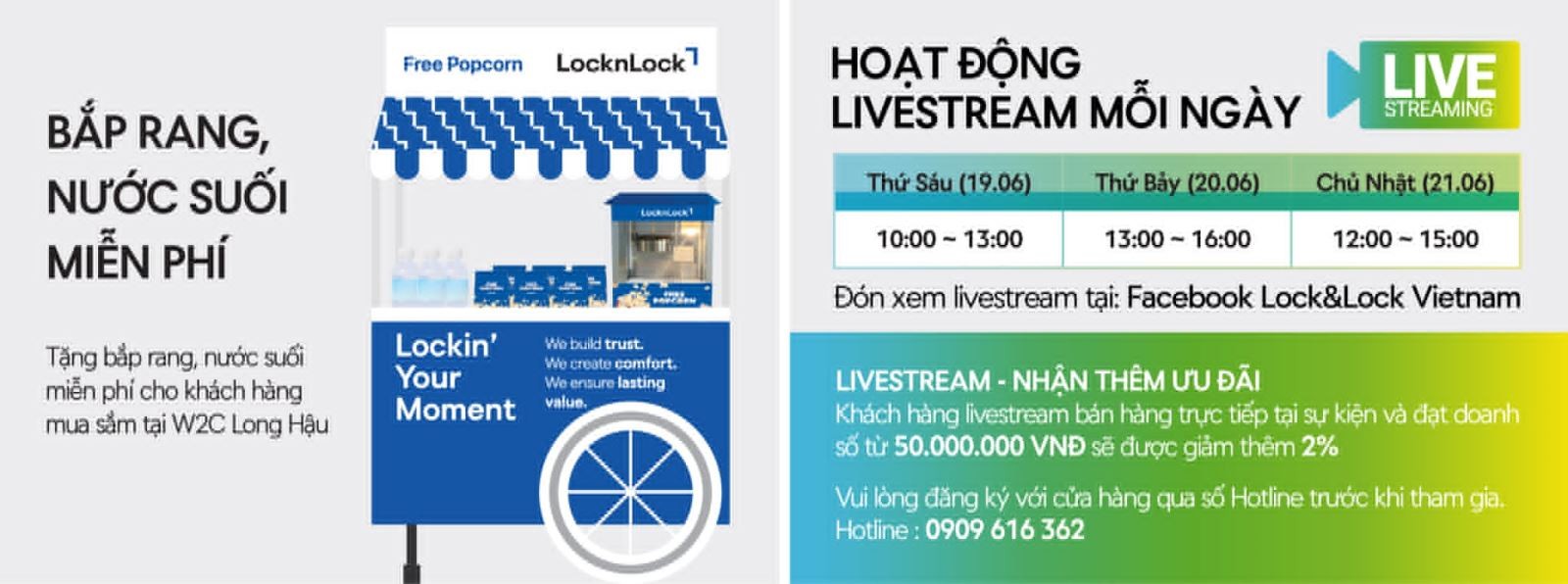 Các phiên livestream diễn ra xuyên suốt từ ngày 19 đến 21/6, cập nhật liên tục những sản phẩm nổi bật Các phiên livestream diễn ra xuyên suốt từ ngày 19 đến 21/6, cập nhật liên tục những sản phẩm nổi bật