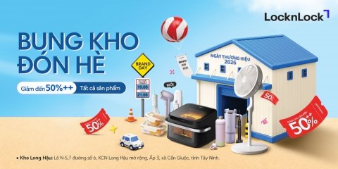 san deal brand day giai nhiet he tai kho locknlock long hau uu dai sau den 50