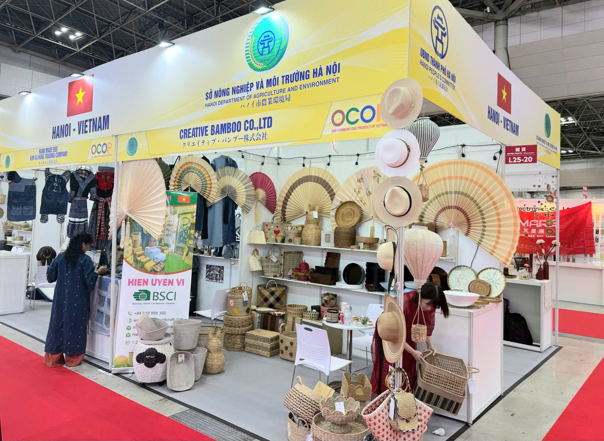 Sản phẩm OCOP, làng nghề Hà Nội tham gia Hội chợ Lifestyle Week Tokyo 2026
