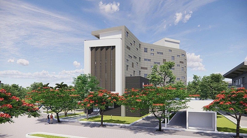 Dự án 5 - trụ sở làm việc đã hoàn thành và được vào sử dụng sau gần 2 năm thi công với tổng mức đầu tư hơn 25 tỷ đồng 