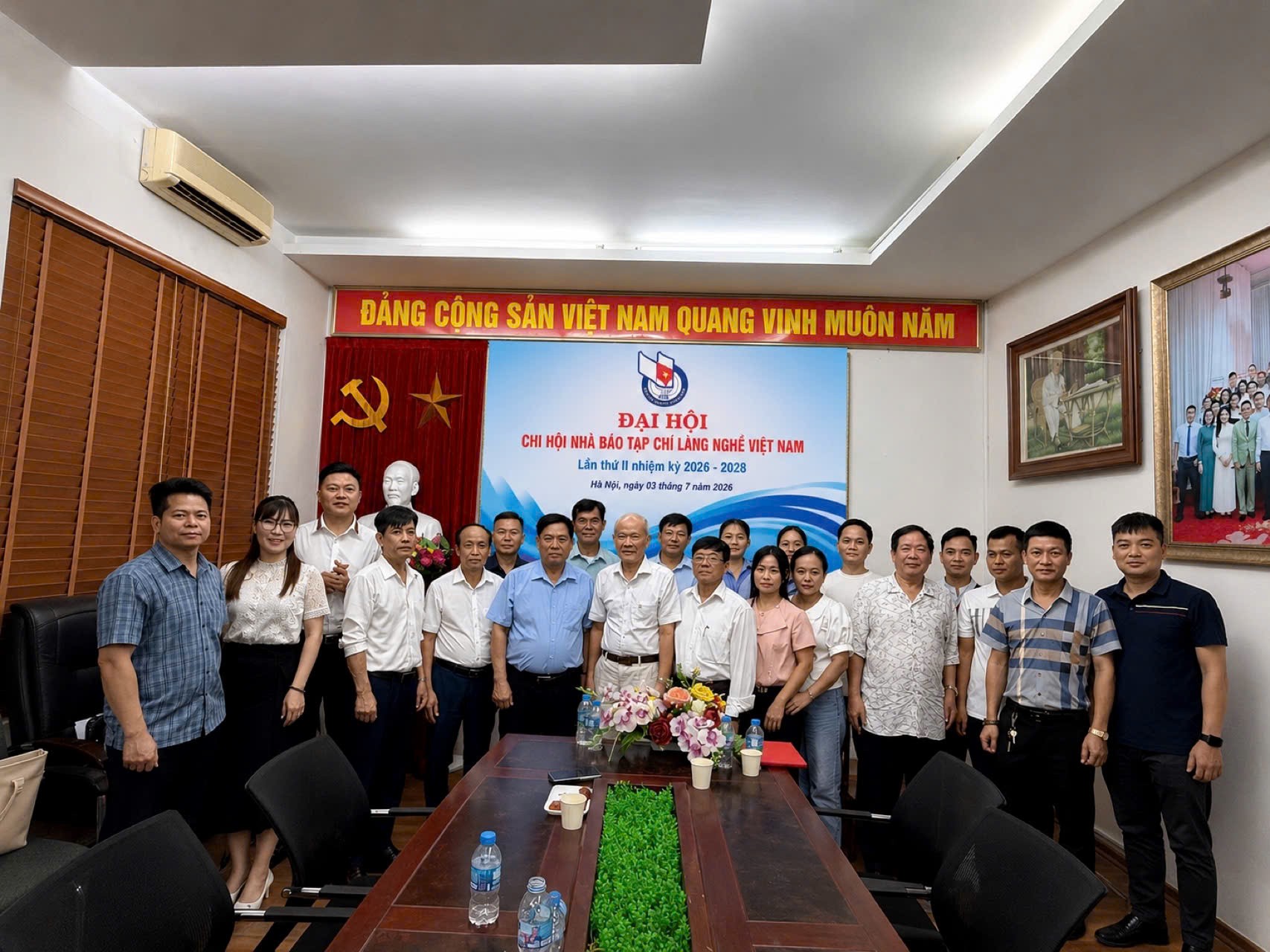 Đại hội Chi hội Nhà báo Tạp chí Làng nghề Việt Nam nhiệm kỳ 2026 – 2028 thành công tốt đẹp