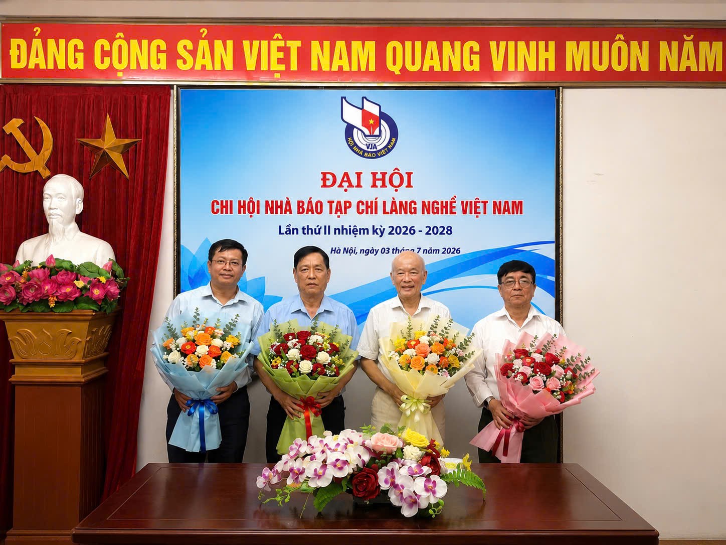 Đại hội Chi hội Nhà báo Tạp chí Làng nghề Việt Nam nhiệm kỳ 2026 – 2028 thành công tốt đẹp