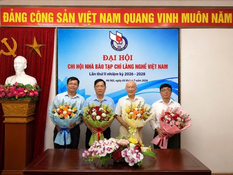dai hoi chi hoi nha bao tap chi lang nghe viet nam nhiem ky 2026 2028 thanh cong tot dep