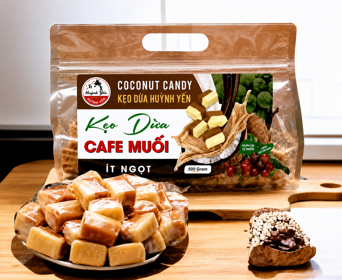Kẹo dừa ca cao Đông Á sản phẩm RISEP Kẹo dừa ca cao Đông Á sản phẩm RISEP