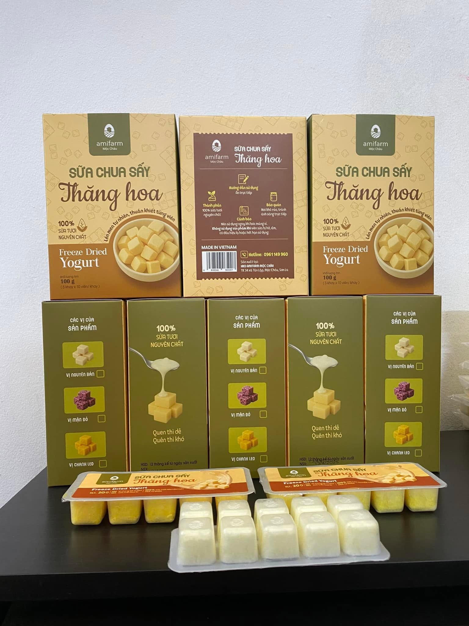 Máy sấy thăng hoa được đầu tư từ nguồn kinh phí khuyến công góp phần nâng cao năng lực sản xuất tại Amifarm Mộc Châu.