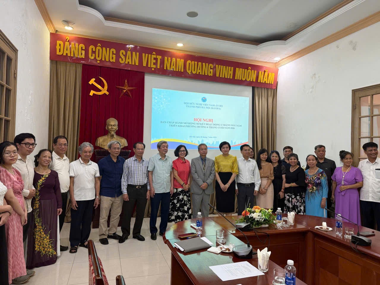 HộI hữu nghị Việt Nam - Ấn Độ thành phố Hà Nội sơ kết hoạt động 6 tháng đầu năm 2026 HộI hữu nghị Việt Nam - Ấn Độ thành phố Hà Nội sơ kết hoạt động 6 tháng đầu năm 2026