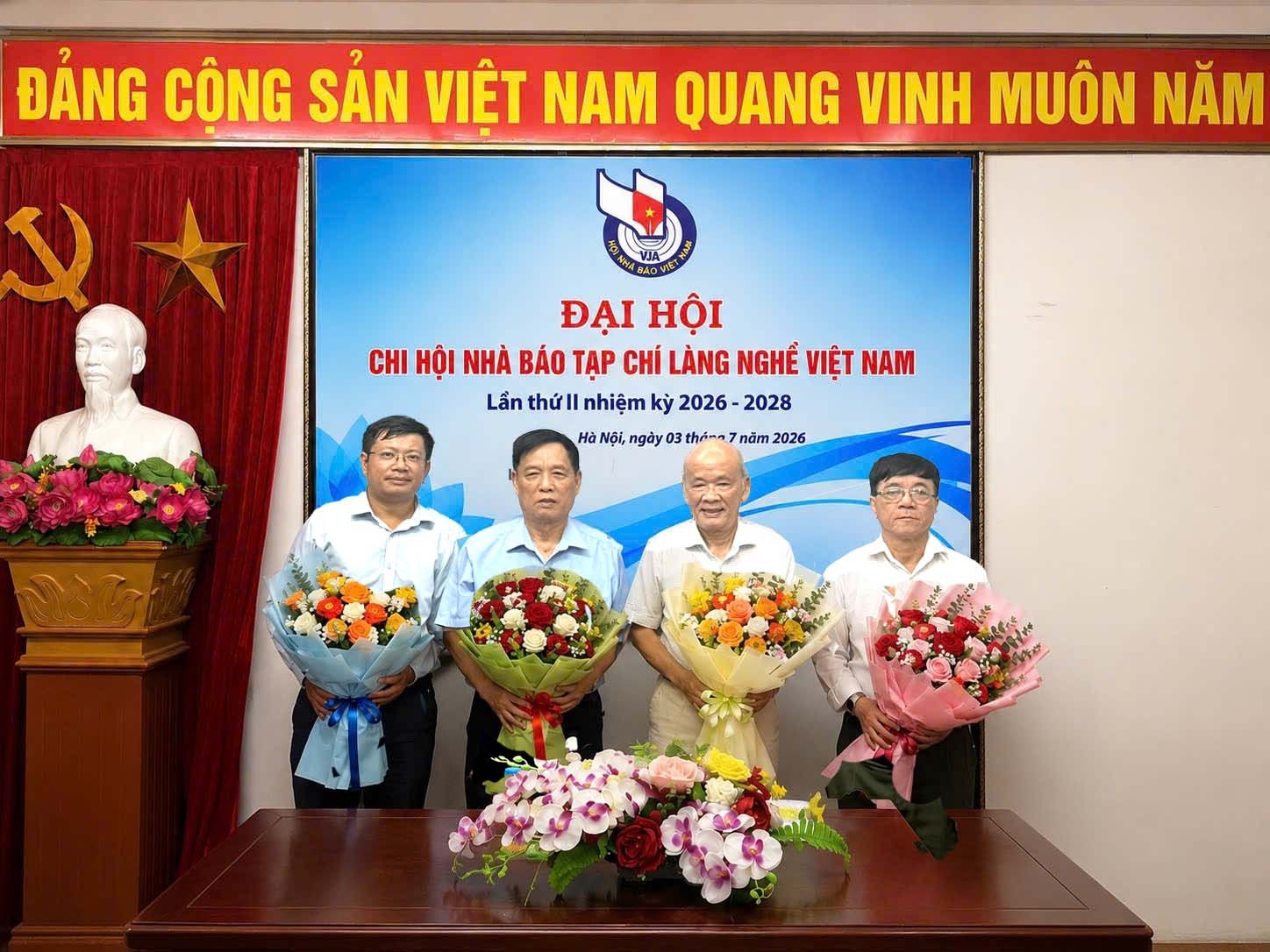 Đại hội Chi hội Nhà báo Tạp chí Làng nghề Việt Nam nhiệm kỳ 2026 - 2028 thành công tốt đẹp