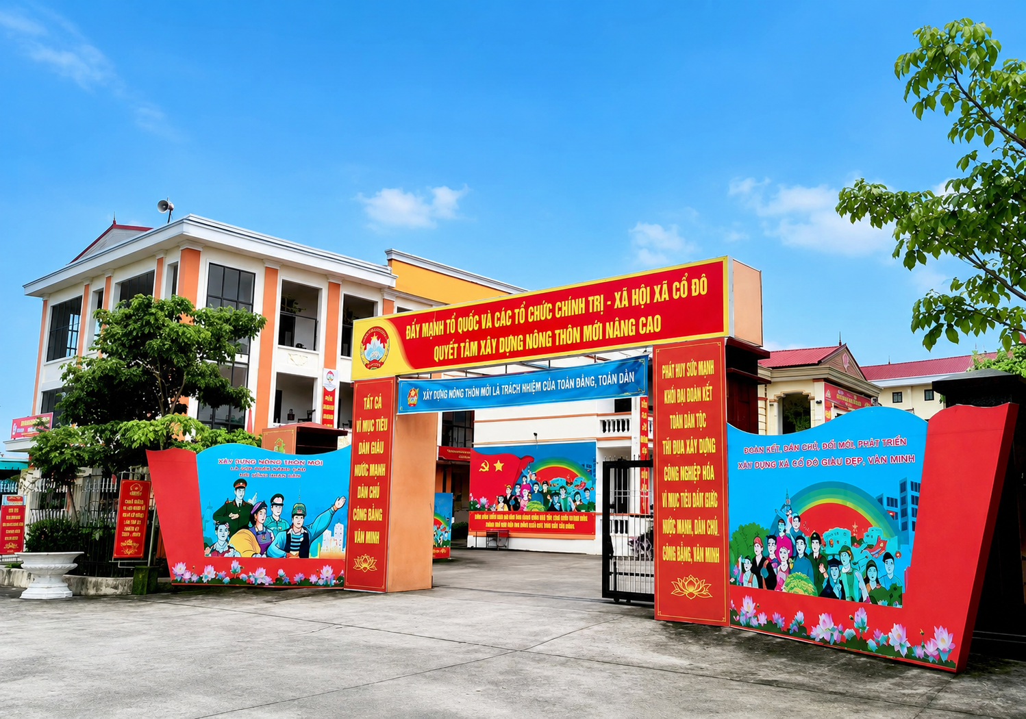 Trụ sở Ủy ban MTTQ và các tổ chức chính trị -xã hội xã Cổ Đô, Hà Nội Trụ sở Ủy ban MTTQ và các tổ chức chính trị -xã hội xã Cổ Đô, Hà Nội
