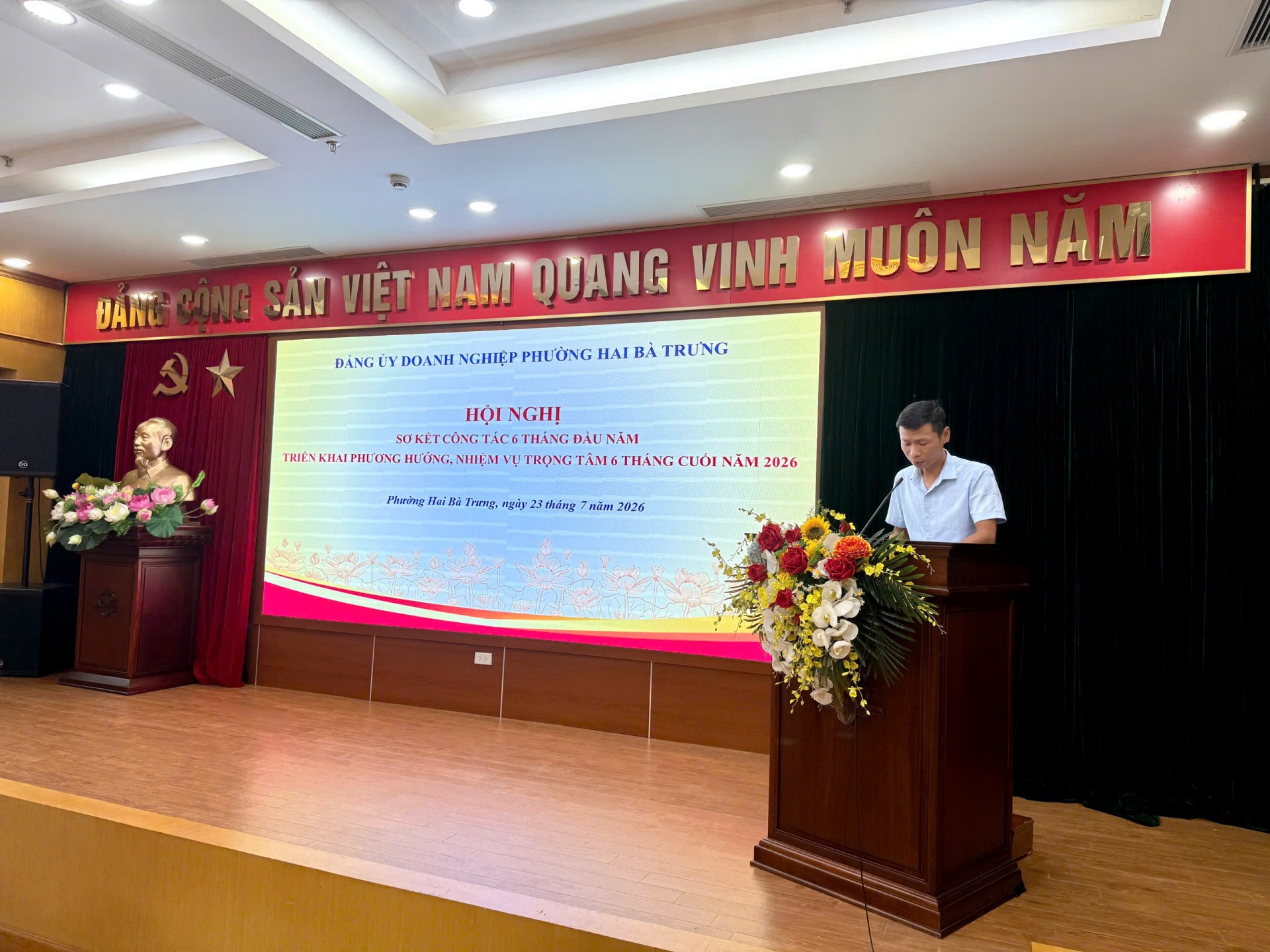 Đảng ủy Doanh nghiệp phường Hai Bà Trưng triển khai nhiệm vụ 6 tháng cuối năm 2026