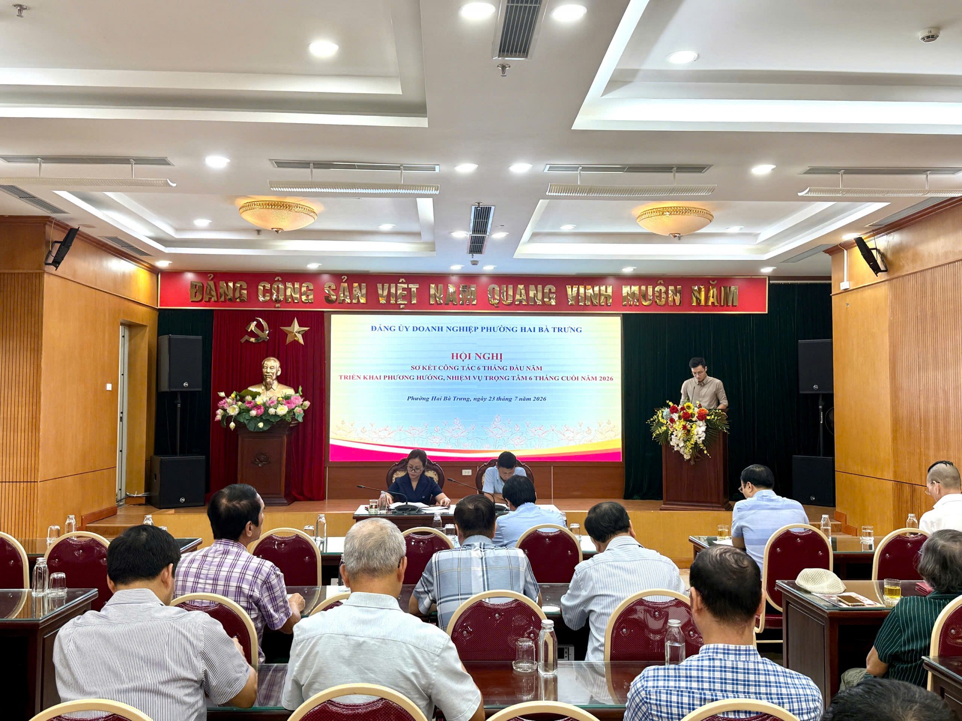 Đảng ủy Doanh nghiệp phường Hai Bà Trưng triển khai nhiệm vụ 6 tháng cuối năm 2026
