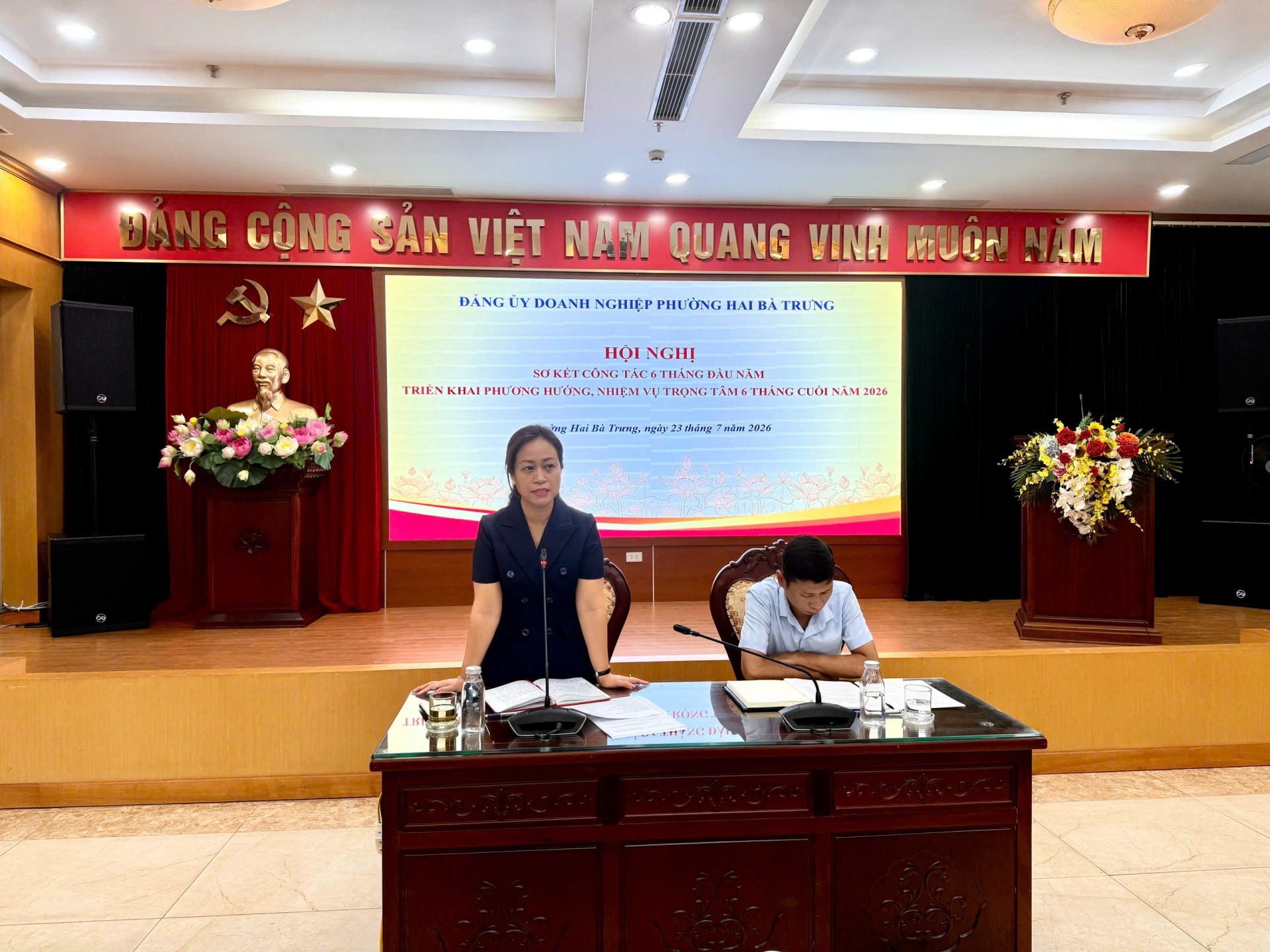 Đảng ủy Doanh nghiệp phường Hai Bà Trưng triển khai nhiệm vụ 6 tháng cuối năm 2026