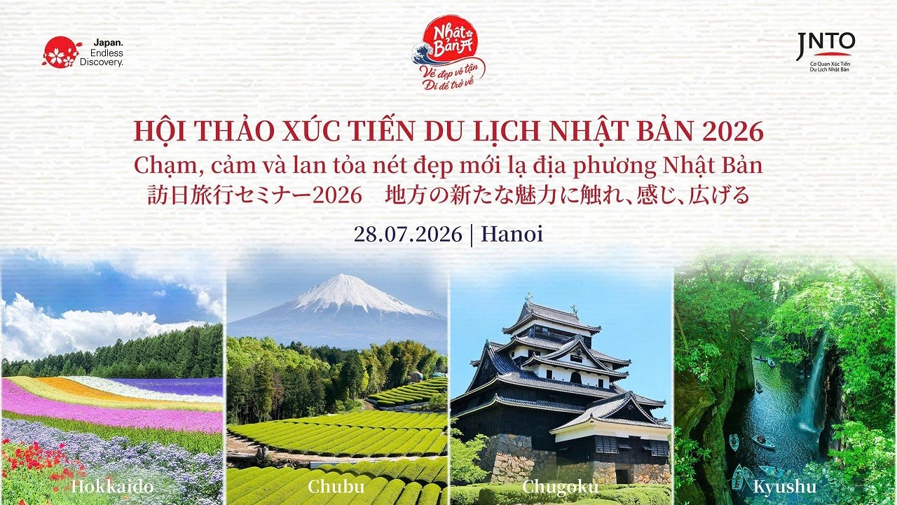 Giới thiệu Hội thảo Xúc tiến Du lịch Nhật Bản tại Hà Nội