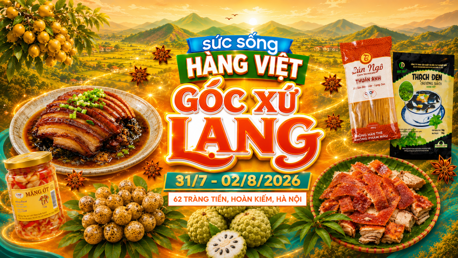 Đặc sản, sản phẩm OCOP xứ Lạng đến gần người tiêu dùng Thủ đô