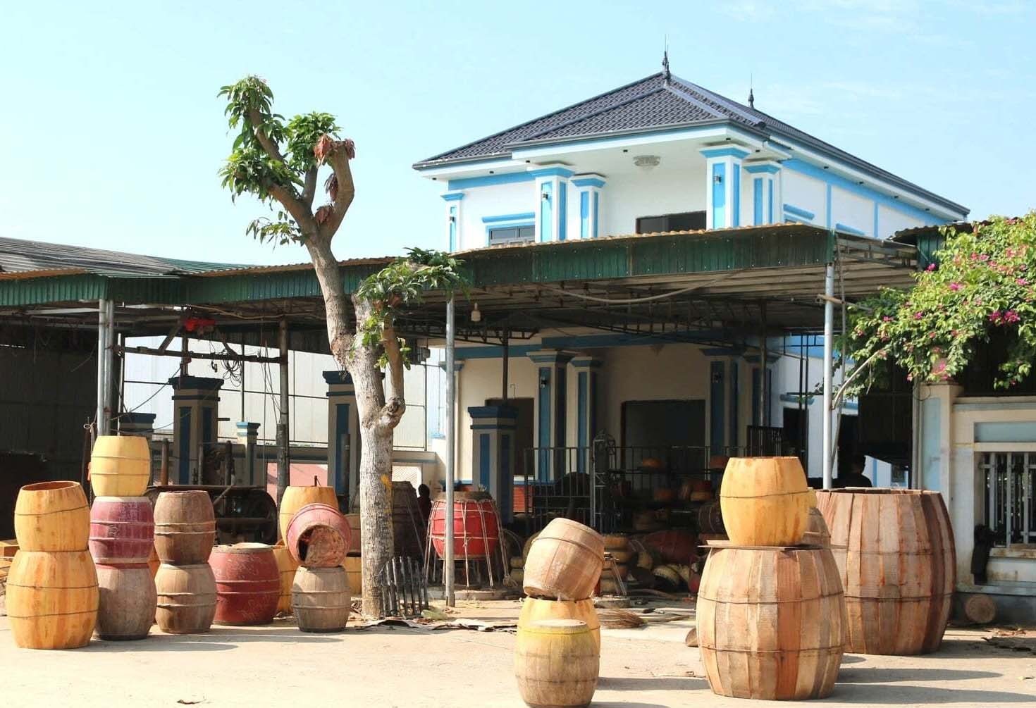 Trăn trở giữ hồn nghề làm trống da Giai Lạc Trăn trở giữ hồn nghề làm trống da Giai Lạc
