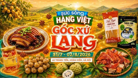 chuong trinh suc song hang viet ton vinh dac san xu lang tai ha noi