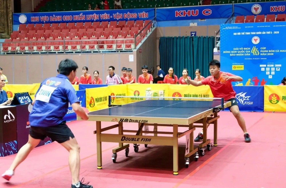 Khai mạc Giải vô địch bóng bàn quốc gia Báo Nhân Dân lần thứ 44 Khai mạc Giải vô địch bóng bàn quốc gia Báo Nhân Dân lần thứ 44