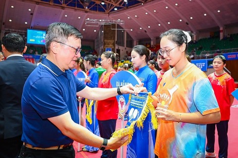 khai mac giai vo dich bong ban quoc gia bao nhan dan lan thu 44
