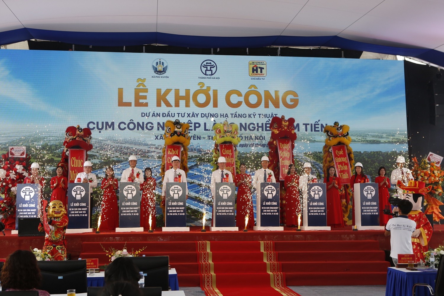 Xã Phú Xuyên (Hà Nội): Khởi công xây dựng hạ tầng kỹ thuật Cụm công nghiệp làng nghề Nam Tiến
