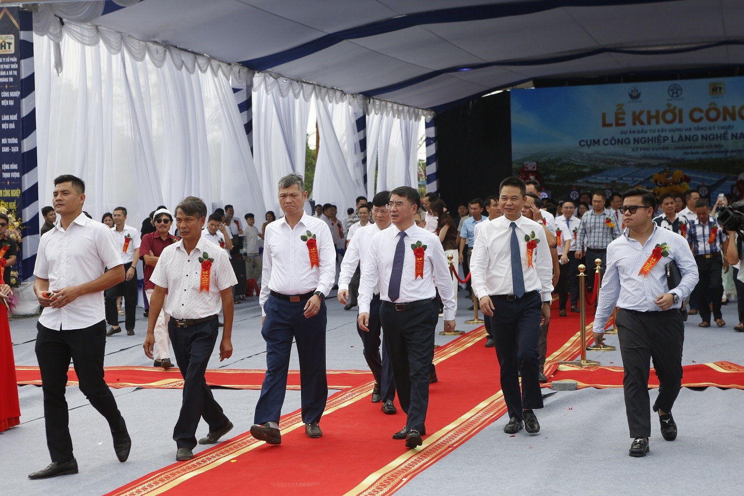 Xã Phú Xuyên (Hà Nội): Khởi công xây dựng hạ tầng kỹ thuật Cụm công nghiệp làng nghề Nam Tiến