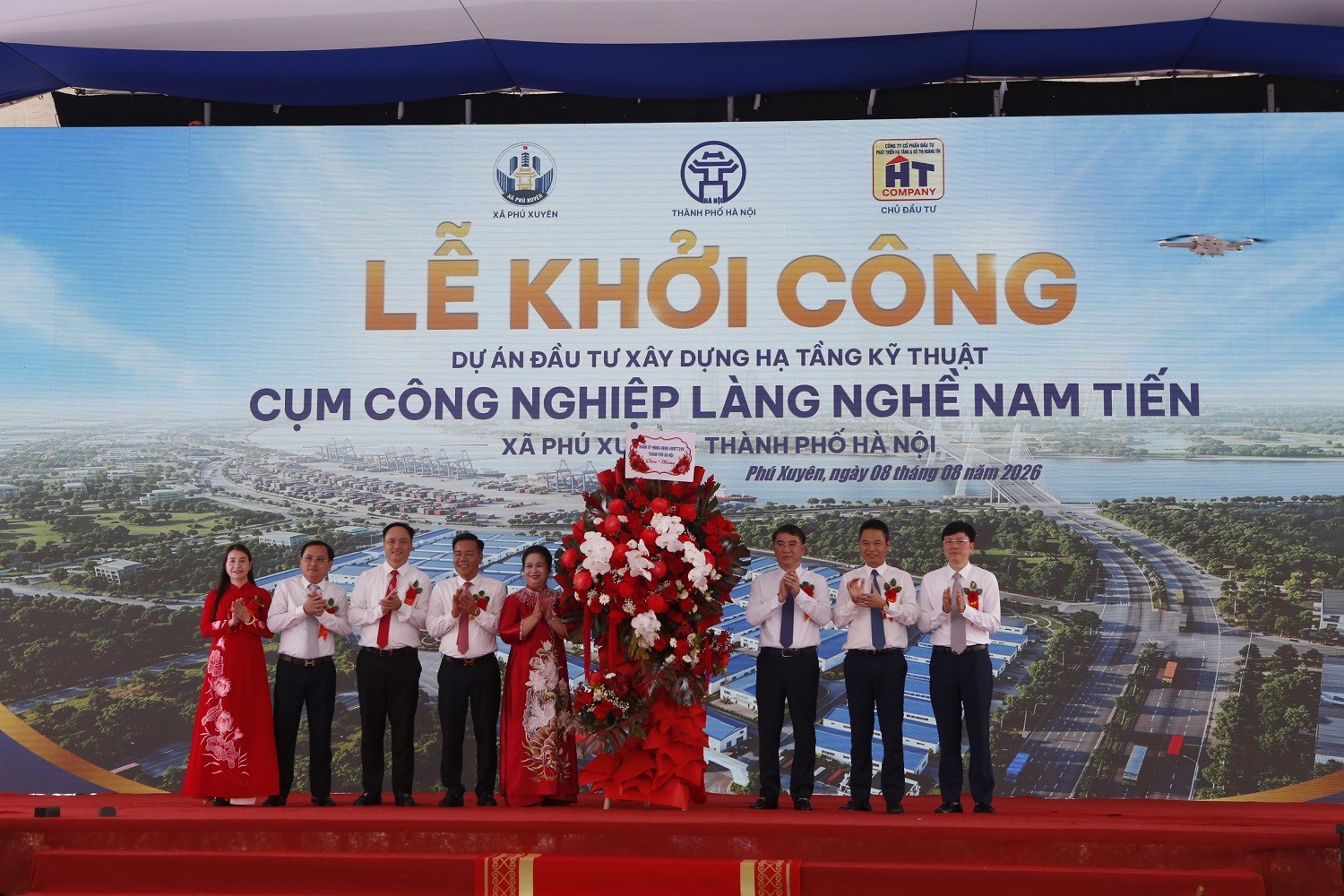 Xã Phú Xuyên (Hà Nội): Khởi công xây dựng hạ tầng kỹ thuật Cụm công nghiệp làng nghề Nam Tiến