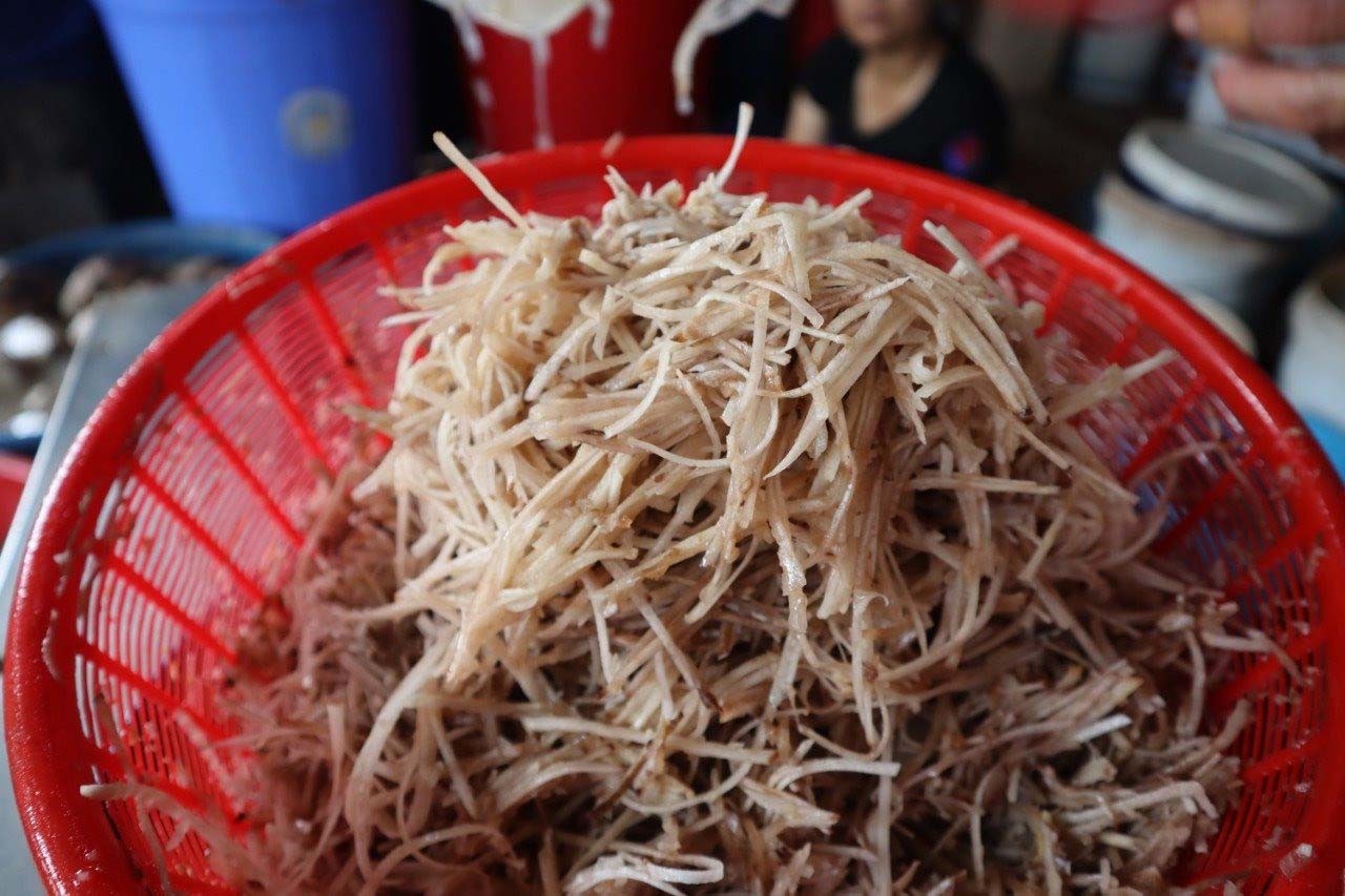 Nhớ canh củ chuối nấu suông