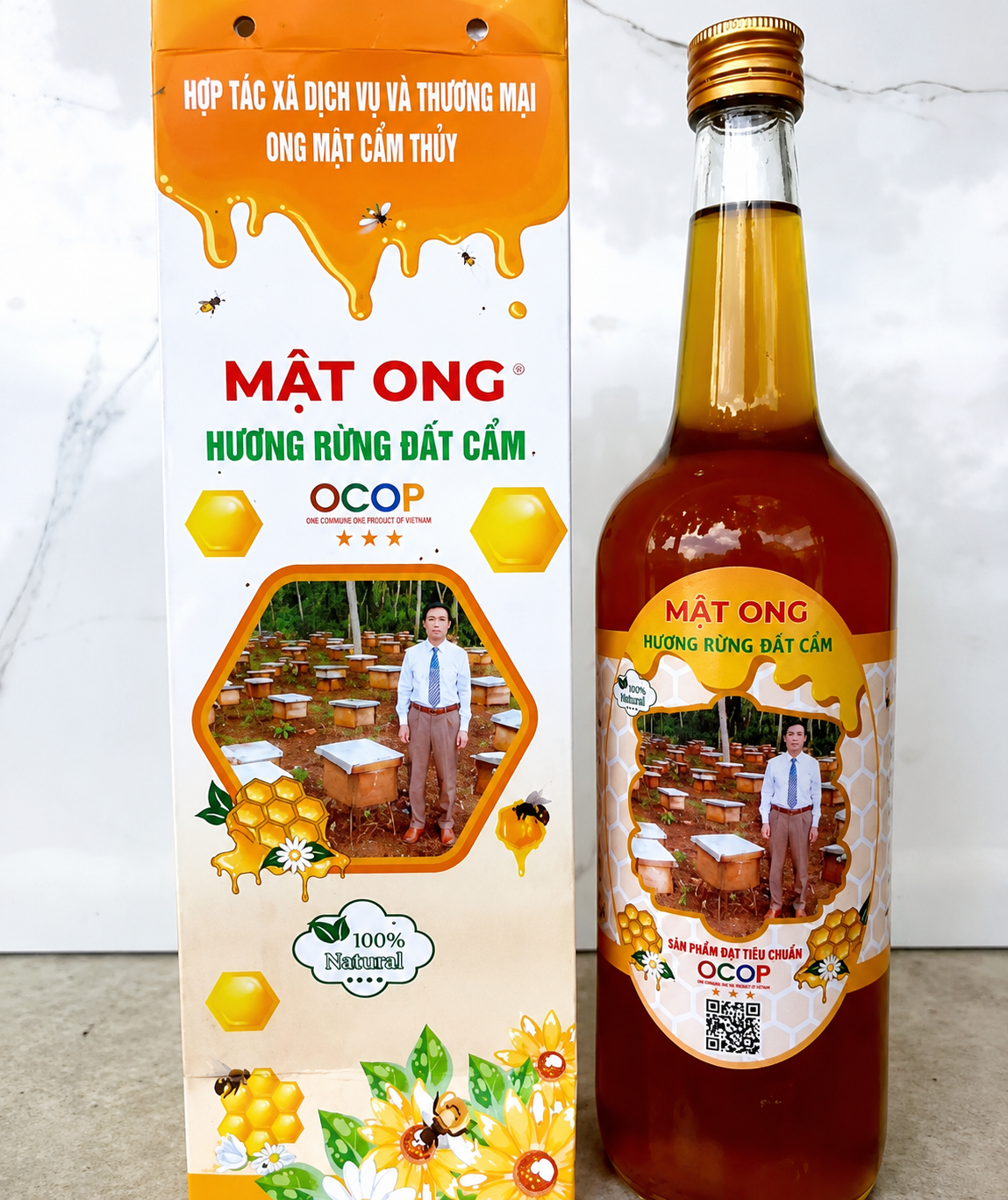 Mật ong của HTX dịch vụ thương mại nuôi ong Cẩm Thủy đạt OCOP 3 sao cấp tỉnh năm 2021. Mật ong của HTX dịch vụ thương mại nuôi ong Cẩm Thủy đạt OCOP 3 sao cấp tỉnh năm 2021.
