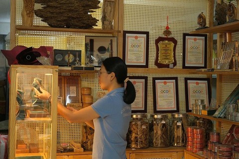 gui gia tri van hoa vao san vat mien trung