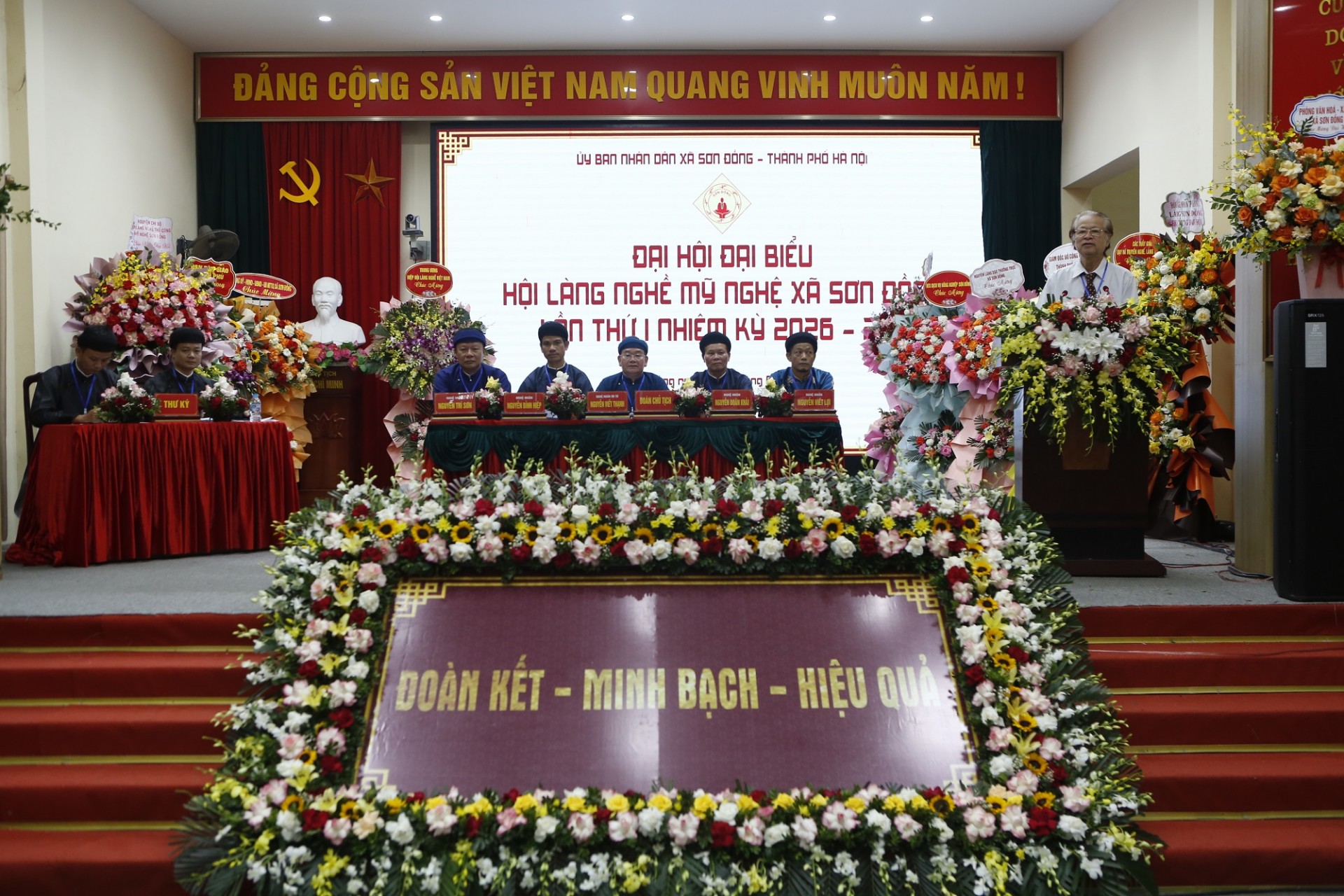 Đại hội Đại biểu Hội Làng nghề mỹ nghệ xã Sơn Đồng thành công tốt đẹp Đại hội Đại biểu Hội Làng nghề mỹ nghệ xã Sơn Đồng thành công tốt đẹp