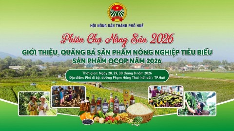 hue 40 gian hang quy tu tai phien cho nong san ocop 2026