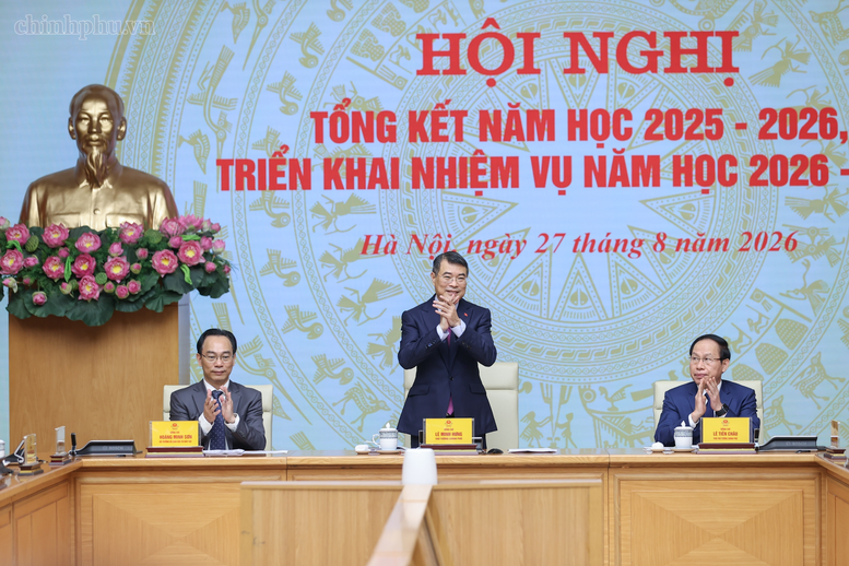 Thủ tướng chủ trì Hội nghị tổng kết năm học 2025-2026, triển khai nhiệm vụ năm học 2026-2027 Thủ tướng chủ trì Hội nghị tổng kết năm học 2025-2026, triển khai nhiệm vụ năm học 2026-2027