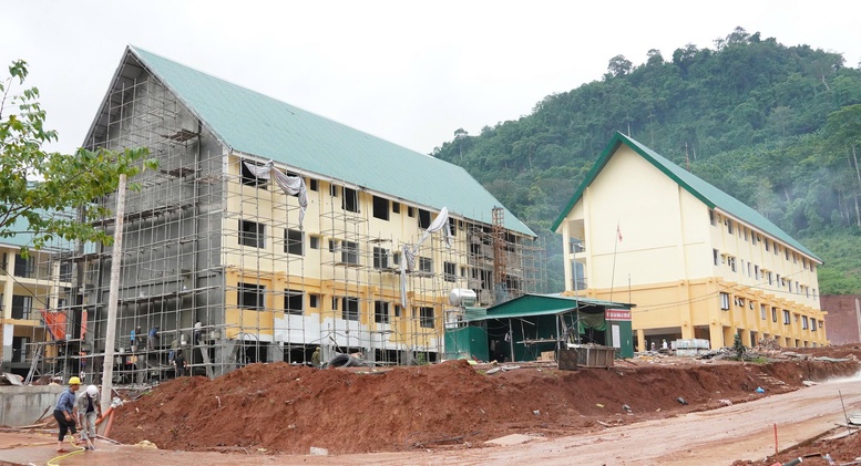 Quảng Trị: 'Chạy nước rút' hoàn thiện trường học vùng biên trước ngày khai giảng