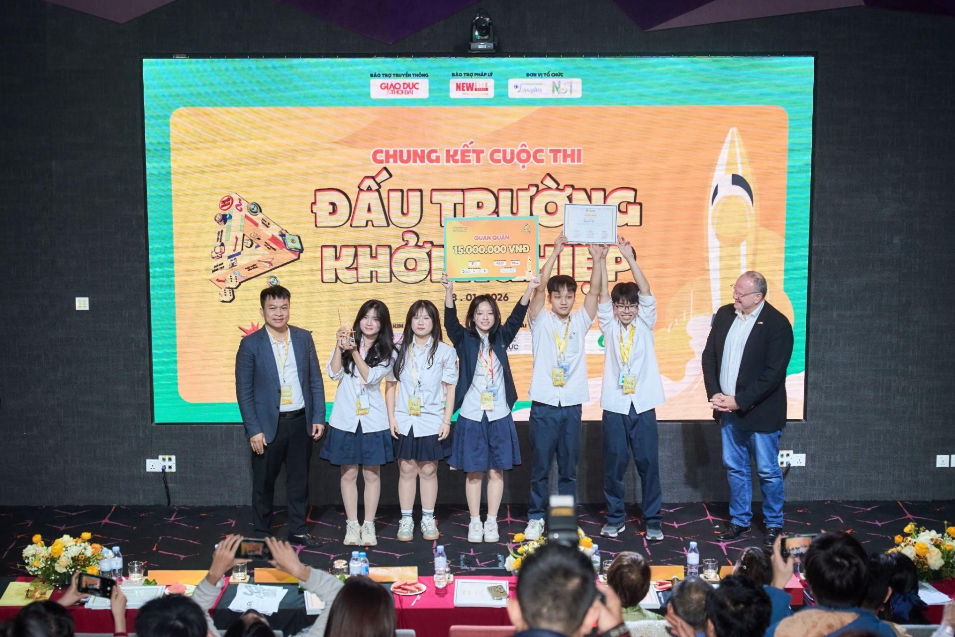 Chung kết “Đấu Trường Khởi Nghiệp” 2025 quy tụ những đội thi xuất sắc sau hành trình phát triển ý tưởng và giải quyết các vấn đề thực tiễn của xã hội
