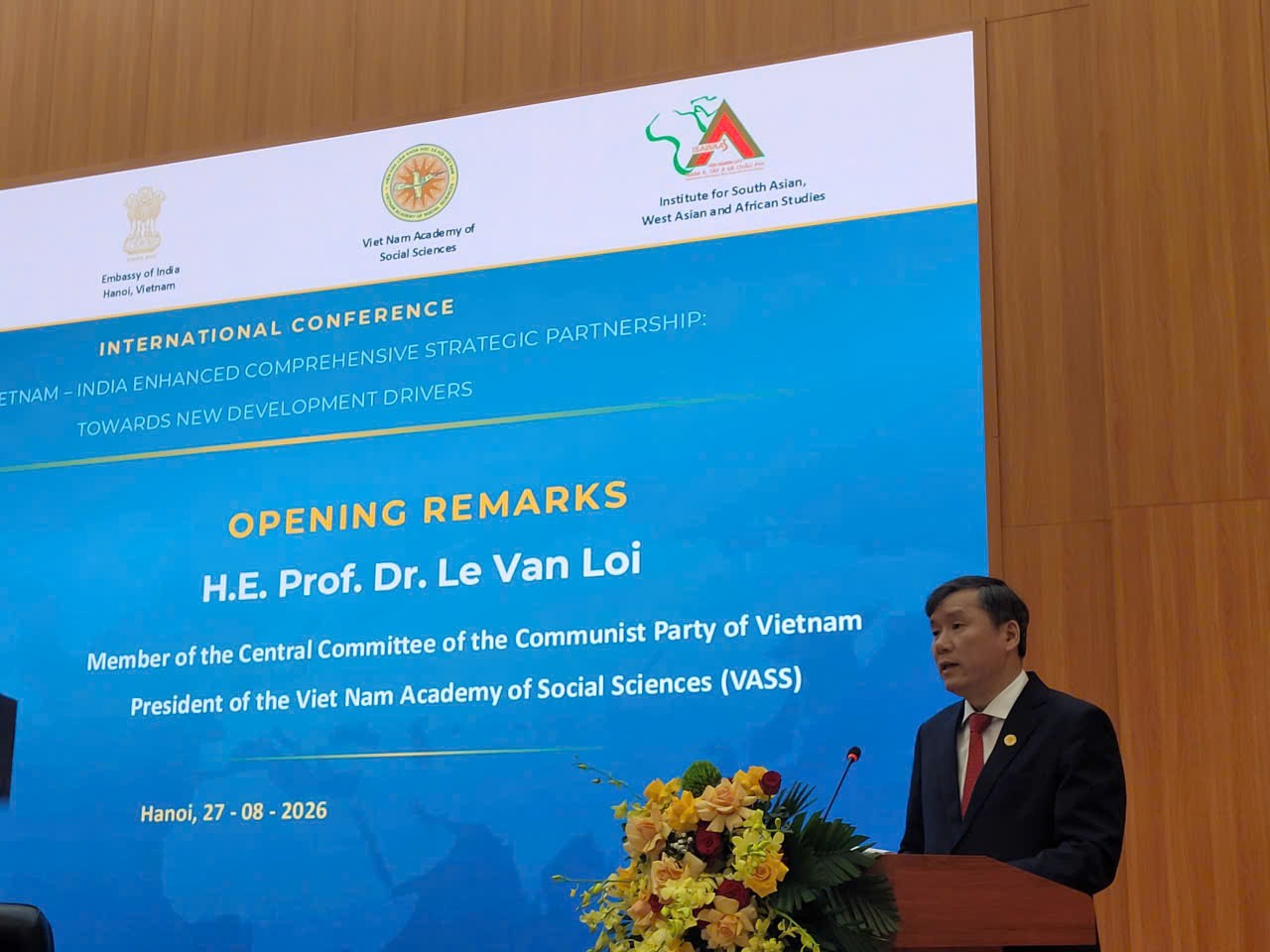 Hội Hữu nghị Việt Nam - Ấn Độ thành phố Hà Nội ( HAVIFA) tham gia Hội thảo khoa học quốc tế “Quan hệ Đối tác chiến lược toàn diện tăng cường Việt Nam-Ấn Độ: Hướng tới những động lực phát triển mới”. Hội Hữu nghị Việt Nam - Ấn Độ thành phố Hà Nội ( HAVIFA) tham gia Hội thảo khoa học quốc tế “Quan hệ Đối tác chiến lược toàn diện tăng cường Việt Nam-Ấn Độ: Hướng tới những động lực phát triển mới”.