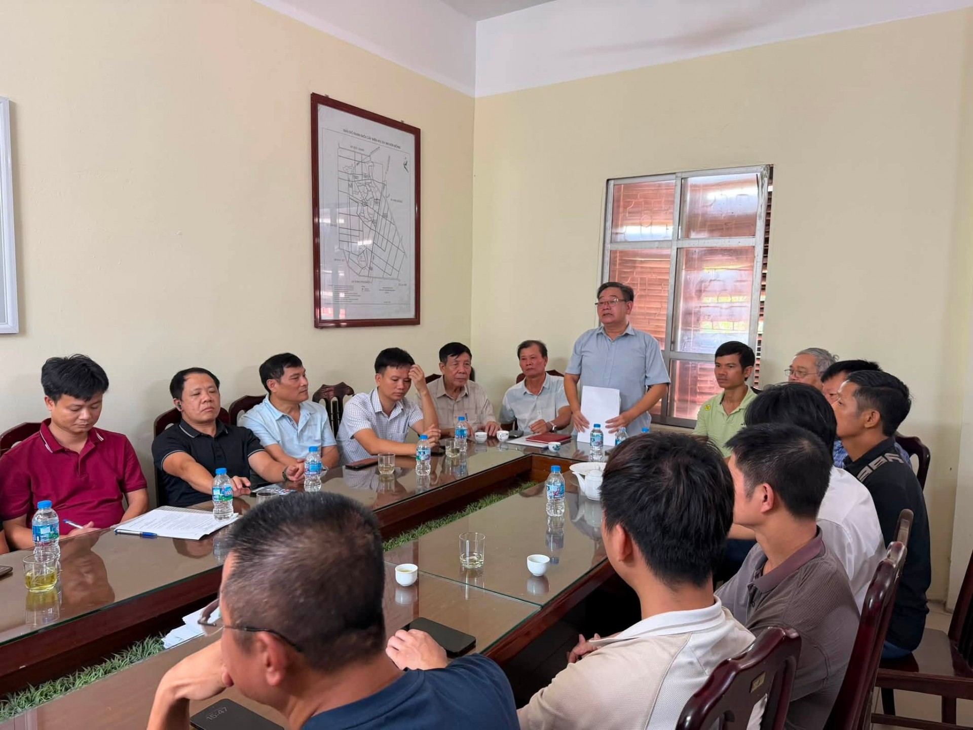 Buổi họp triển khai nhiệm vụ tổ chức triển lãm Làng nghề Sơn Đồng