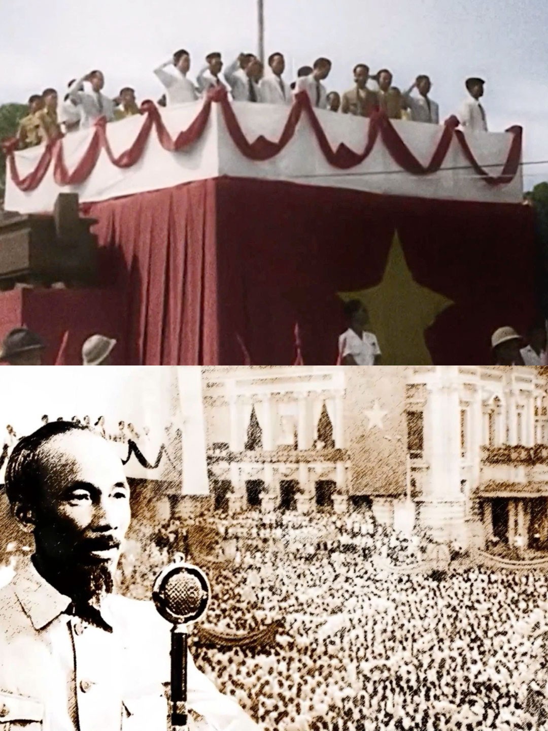 Ngày 2/9/1945, tại Quảng trường Ba Đình, Hà Nội, Chủ tịch Hồ Chí Minh đọc Tuyên ngôn Độc lập, khai sinh ra nước Việt Nam Dân chủ Cộng hòa, mở ra kỷ nguyên mới cho lịch sử dân tộc. Ảnh tư liệu Ngày 2/9/1945, tại Quảng trường Ba Đình, Hà Nội, Chủ tịch Hồ Chí Minh đọc Tuyên ngôn Độc lập, khai sinh ra nước Việt Nam Dân chủ Cộng hòa, mở ra kỷ nguyên mới cho lịch sử dân tộc. Ảnh tư liệu