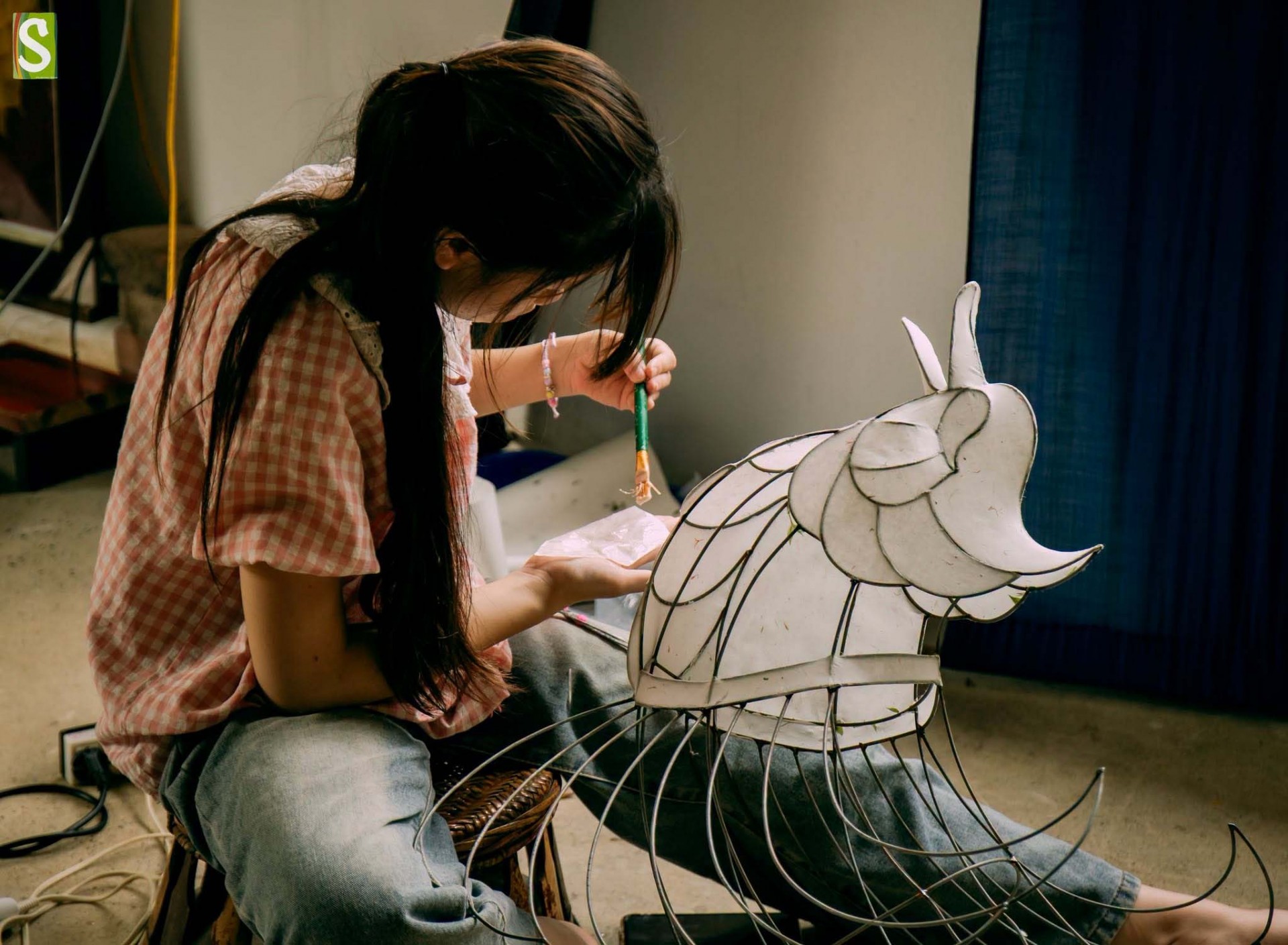 Đèn lồng chim Uyên Ương Làng nghề Sinh Dược Đèn lồng chim Uyên Ương Làng nghề Sinh Dược